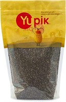 Yupik Natural Black Chia Seeds, 1Kg - Package ma