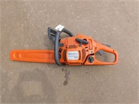 Husvarna gas chain saw with case