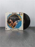 Slightly scratched Elvis Presley Almost in Love