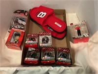 Flat of assorted NASCAR collectible
