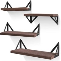 Klvied Floating Shelves Wall Mounted 4pc