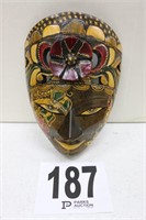 9" Tall Wooden African Mask(B1)