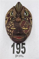 9" Tall Wooden African Mask(B1)