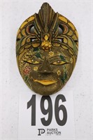 8" Tall Wooden African Mask(B1)
