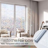 5 Unit Window Privacy Film, Rainbow Window Clings