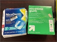 Nicotine Gum, Nicoderm Patches