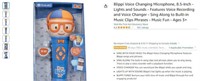 Blippi Voice Changing Microphone, 8.5-Inch