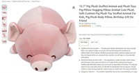 15.7” Pig Plush Stuffed Animal and Plush Toys