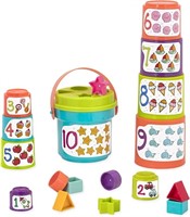 Battat - Sort & Stack - Educational Stacking Cups