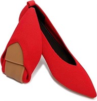 Sz 6 Flat Shoes for Women Classic Pointed Toe