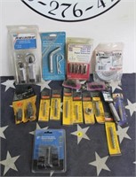 Assorted Hardware & tool accessories