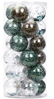 24 AMS Christmas Ball Ornaments,60mm