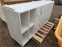 UPRIGHT SHOP STORAGE W/ PULLOUTS