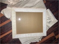 8 BY 10 WHITE PICTURE FRAME- WOOD
