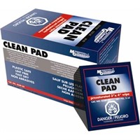 Sealed-clean pad wipes