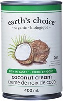 Sealed-Earth's Choice - Organic Coconut Cream