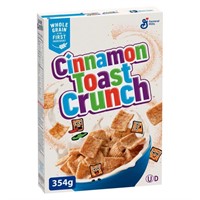 Cinamon breakfast cereal