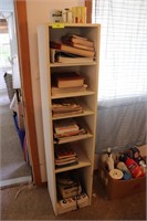 Bookcase w Cookbooks