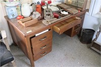 Old Leopold Desk & Contents
