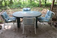 Poly Patio Table & Chairs