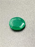 5.22 Carat Oval Cut Colombian Emerald GIA