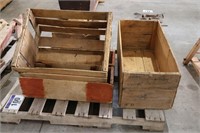 GROUP OF CRATES