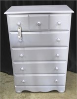 ALL WOOD CHEST OF DRAWERS