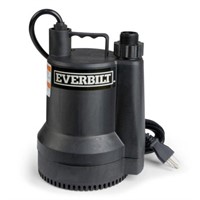 *Everbilt 1/6 HP Plastic Submersible Utility Pump