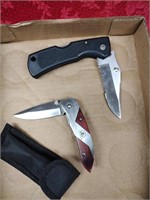 Two pocket knives one is  pioneer