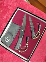 Ducks unlimited knives with paper case