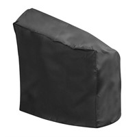 Universal 52-in x 45-in Black Charcoal Grill Cover
