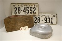 1950 Iowa Plates, S&S Air Cleaner Cover