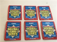 1993 Fleer Baseball Wax Pack LOT of 6 Sealed Packs