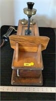 Vintage wooden crank handle telephone not tested
