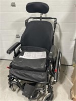 Deluxe Manual Wheelchair - Head Rest, Brakes,