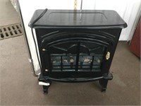 Small Metal Electric Portable Fireplace