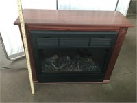 Wood Framed Electric Portable Fireplace