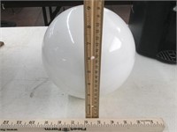 White Glass Globe