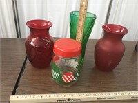 Red & Green Jar & vases