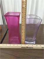 Dark/light Purple Vases