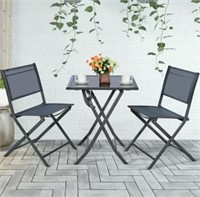 SEALED 3pcs Bistro Set Garden Backyard Table Chair