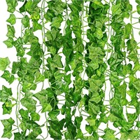 KASZOO 84Ft 12 Pack Artificial Ivy Garland Fake