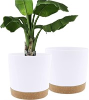 Plant Pots Set of 2 Pack 12 inch,Planters for Inds