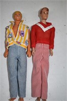 Two Vintage 1960's Mattel Ken Dolls