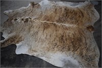Large Cowhide Rug Made in Brazil 88" x 88" Branded