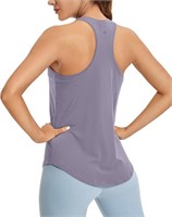 New CRZ YOGA Women's Racerback Workout Tank Tops