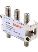 New BAMF 4-Way Coax Cable Splitter Bi-Directional