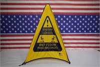 Wet Floor Caution sign