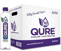 QURE Water, Premium 10 pH Ionized Alkaline