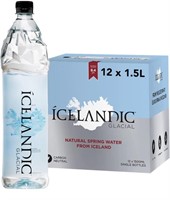 Icelandic Glacial Natural Spring Alkaline Water,